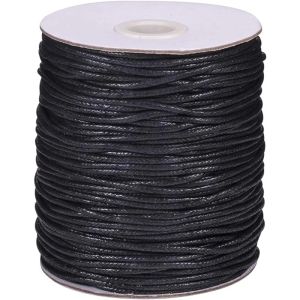 1 cuộn 0.5mm 1mm 1.5mm 2mm 3mm sáp dây polyester chỉ kết cườm dây đeo trang sức