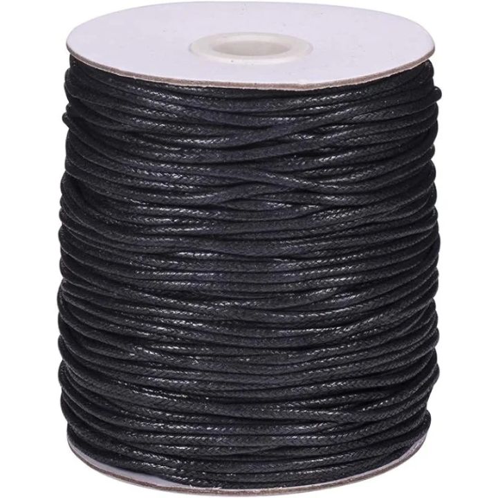 Roll 1mm 2mm 3mm Waxed Polyester Cord Beading Thread