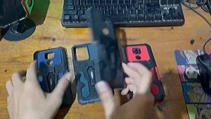 Case Hp Untuk Vivo Y36 4G New Casing Hp Kickstand Armor Belt Clip Terbaru