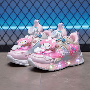 KUOBURENSHENG | Glow-in-the-dark Rotating Button Soft-soled Leisure Shoes