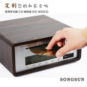 High End Vintage CD Player Bluetooth Album Listener Desktop Stereo Sound Record Player Music Lover Compact Disc Audio Device