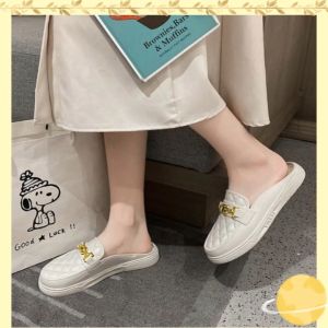 Slip On รองผู้หญิงทรงเปิดส้น เหมาะกับใส่ทำงาน หรือใส่เที่ยวก็ดีเริ่ด 🪴 ทรงดี สีรองเท้าคือน่ารักจนใจ รองเท้า Wulove ส่งจากไทย