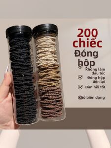 NING ZHOU | Elastic And Durable Black Hair Ties