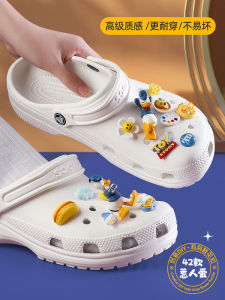 Cross Hole Shoes Classy Accessories Female Fit Carluo Chi StellaLou Cartoon Zhibi Star Creative DIY Shoes Flower Buckle