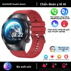 Đồng Hồ Thông Minh Trị Liệu Laser ECG+PPG Mới Năm 2025 Dành Cho Nam & Nữ Với Kính Sapphire Theo Dõi Sức Khỏe Nhịp Tim Lipid Máu Axit Uric