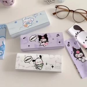 Sanrio | Sanrio Series Eyeglass Case Kuromi Cartoon Pattern Eyeglass Storage Case Sunglasses Case Pressure Resistant