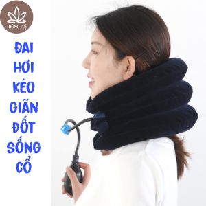 Đai Hơi Kéo Giãn Đốt Sống Cổ - Gối chữ U kê cổ gáy