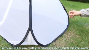Portable plant greenhouse with a removable zipped door ideal for growing vegetables and flowers outdoors Windproof and cooling sun-resistant and heat-proof.