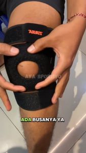 Pelindung Lutut Lubang Deker Lari Gym Knee Support Brace Aolikess