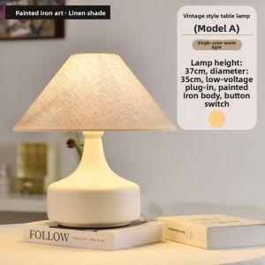 YOULIMEIJIA | New Chinese Style Japanese Wabi-Sabi Table Lamp with Vintage Ceramic Vase