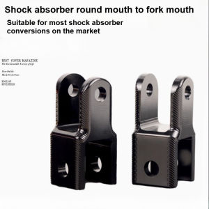 1pcs Motorcycle Rear Shock Round End Convert Fork End Accessories with 20mm Dual Fork Port Rear Shock Height Increase Part