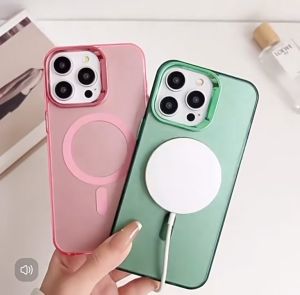 Ultra Thin Magnetic Case for iPhone Air 16 Pro 11 15 17 14 13 12 Pro Max 14 15 16 7 8 Plus XR X XS Max Electroplating Shockproof Cover