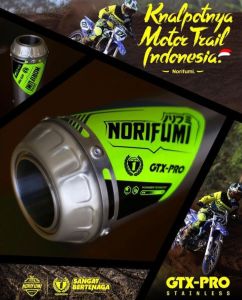Knalpot Norifumi GTX PRO BORE UP JUPITER Z VEGA R Stainless Steel all Bebek roadrace