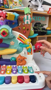 Đồ Chơi Giáo Dục Đa Giác Quan Cho Bé Kèm Piano Khối Bận Rộn Kích Thích Vận Động ! ChunChinToyKingDom