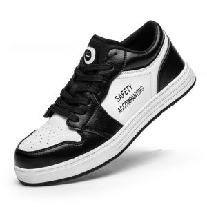 Steel Toe Safety Shoes - Anti-Smash Anti-Slip Anti-PierceDurable Work Boots for Men/WomenLabor ProtectionTrendy Safety Gear