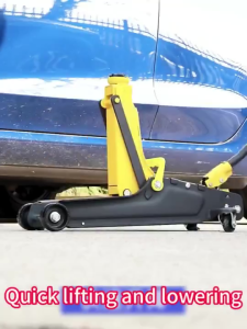 Portable and fast lifting heavy-duty dual pump 3t hydraulic jack suitable for vehicle maintenance