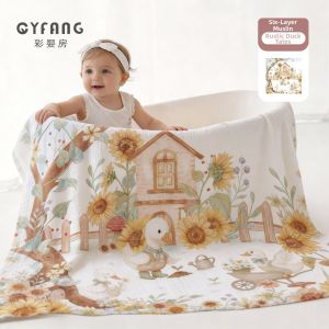 CAIYINGFANG | Soft Cotton Multi-purpose Baby Towel