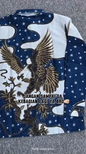 BATIK PUTRA JAWA Motif HADINATA Kemeja Batik Pria Slimfit Premium Bahan Katun Lapis Furing