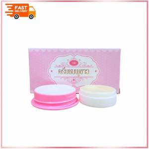 Cream pink-white ของแท้ 100% สูตรอ่อนเยาว์ ผิวหน้าจะแลดูกระจ่างใส ไร้สิว ฝ้า