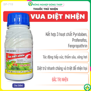 Thuốc Trừ Nhện CALICYDAN 150EW Hiệu VUA DIỆT NHỆN – Đặc Trừ: Nhện (Chai 240ml)