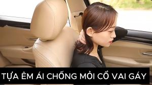Gối Tựa Đầu Xe Ô Tô Ghế Văn Phòng Chất Liệu Cao Su Êm Ái