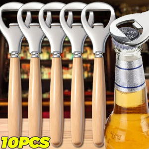 10 cái bình inox mở công cụ quán bar với gỗ sồi xử lý di động tiện ích nhà bếp nhà hàng nhà dụng cụ nhà bếp tái sử dụng