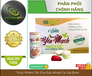 LỐC 6 LON - CG FOOD Sữa Yến Mạch Ngũ Cốc Lon Cao 245 ml