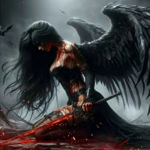 Jigsaw Puzzle 500 1024pcs Fallen Angel Dark Art Scene For Adults Home Wall Decoration Exquisite Gift Brain Teaser Relaxing Hobby