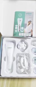 VGR | Máy Cạo Lông Điện VGR Dành Cho Nữ 6 Trong 1 Máy Cạo Lông Toàn Thân Máy Tỉa Lông Mặt Bikini Nách Có Thể Sạc Lại Sử Dụng Nguyên Lý Loại Bỏ Vật Lý.
