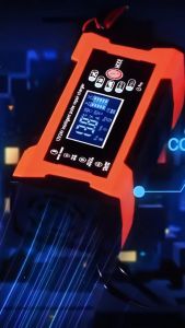 Charger Aki Otomatis Motor Mobil 12V-24V 10A & Charger Aki Portable LCD Indikator Cas Aki 10A - 24V12A