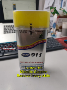 WAXCO 911 Metallic Cleaner 530ml heavy stain remover car polish high gloss finish dirt scratch auto care wax detailing