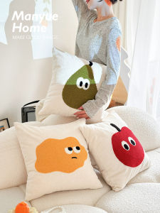 Quirky Style Sofa Pillowcase Home Decor Square Shape Living Room Couch Backrest Cushion Cover without Filling Material