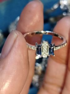 silver 925 LD174 womens ring