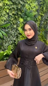 BISA COD BEST SELER VANIYA DRESS BAHAN SHIMMER FULL FURING BUSUI FRIENDLY SIZE M-XXL DRESS PESTA KONDANGAN BRIDESMAID LEBARAN SERAGAMAN TERBARU