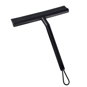 Shower Squeegee for Glass Doors Silicone Squeegee with Hook Bathroom Shower Mirrors Tiles and Car Windows Streak Free Cleaning
