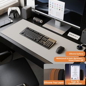 ovzf | Heated Mouse Pad Winter Desk Warm-up Mat