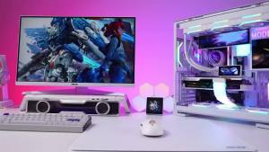 ICE Whale WX-3 Wire-Splicing PC Case Cooling Fan 3PIN ARGB Mirror Cycle Light Effect 800-1600RPM PWM Water Cooling Cooler Fan