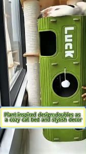 Cat Nest Family Cat Tree House 2/3 Layer With Fluffy Ball Wear Resistant Cat Climbing Frame