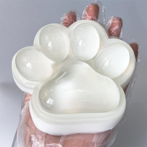 Handmade Large Cat Paw Taba Squishy Toys Clear Fufu Squishy Sensory Fidget Toys Kids Adult Anxiety Relaxation Squeeze Gift