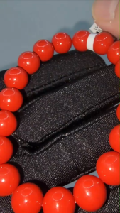 (SG Seller Ready Stocks) Natural Cinnabar Bracelet 10mm+ 天然朱砂手链 10+ 毫米