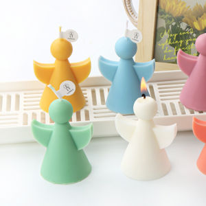 3D Angel Pendant Silicone Molds DIY Angel Shaped Candle Mold Craft For Clay Plaster Epoxy Resin Festival Gifts Little Wing Angel