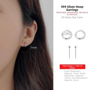 OUGUI | Fashionable Easy-to-Wear Earrings S999 Pure Silver