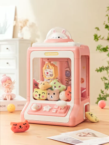 Mini Game Clip Doll Grabber Catcher Arcade Game Machine Candy Grabber Claw Machine for Kids Toys Gift