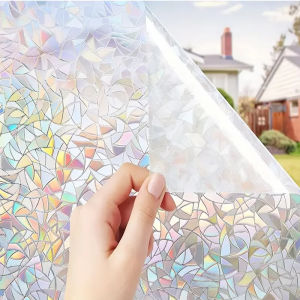 Anti Peeping Wallpaper Window Privacy Film Rainbow Window Sticker Heat Insulation Ultraviolet-proof Electrostatic Adsorption