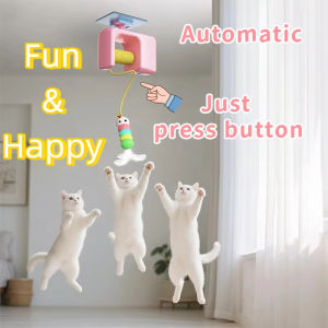 Interactive Cat Toys Electric Cat Yo-Yo Electric Smart Door Hanging Cat Balls Toy Self-entertainment Cat Amusement Artifact