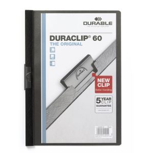 DURABLE DuraSafe 2209 Túi Đựng Tài Liệu Màu Đỏ Đậm A4 Có Thể Đựng 60 Trang Kẹp Thép Dụng Cụ Lưu Trữ Văn Phòng Phẩm