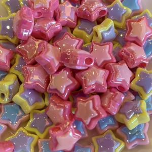 ลูกปัดแฟนซี เคลือบโฮโลแกรม อุปกรณ์งานฝีมือ งาน DIY ใช้สำหรับการ ร้อยพวงกถญแจ ที่ห้อยกระเป๋า ที่ห้อยโทรศัพท์