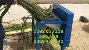 Máy băm cỏ voi băm rau thái lát chuối cho gia cầm công suất 2hp dây đồng