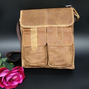 Túi đeo chéo Nam da bò thật cho văn phòng - B016A