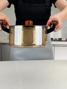 Transparent Heat-Resistant Soup Pot